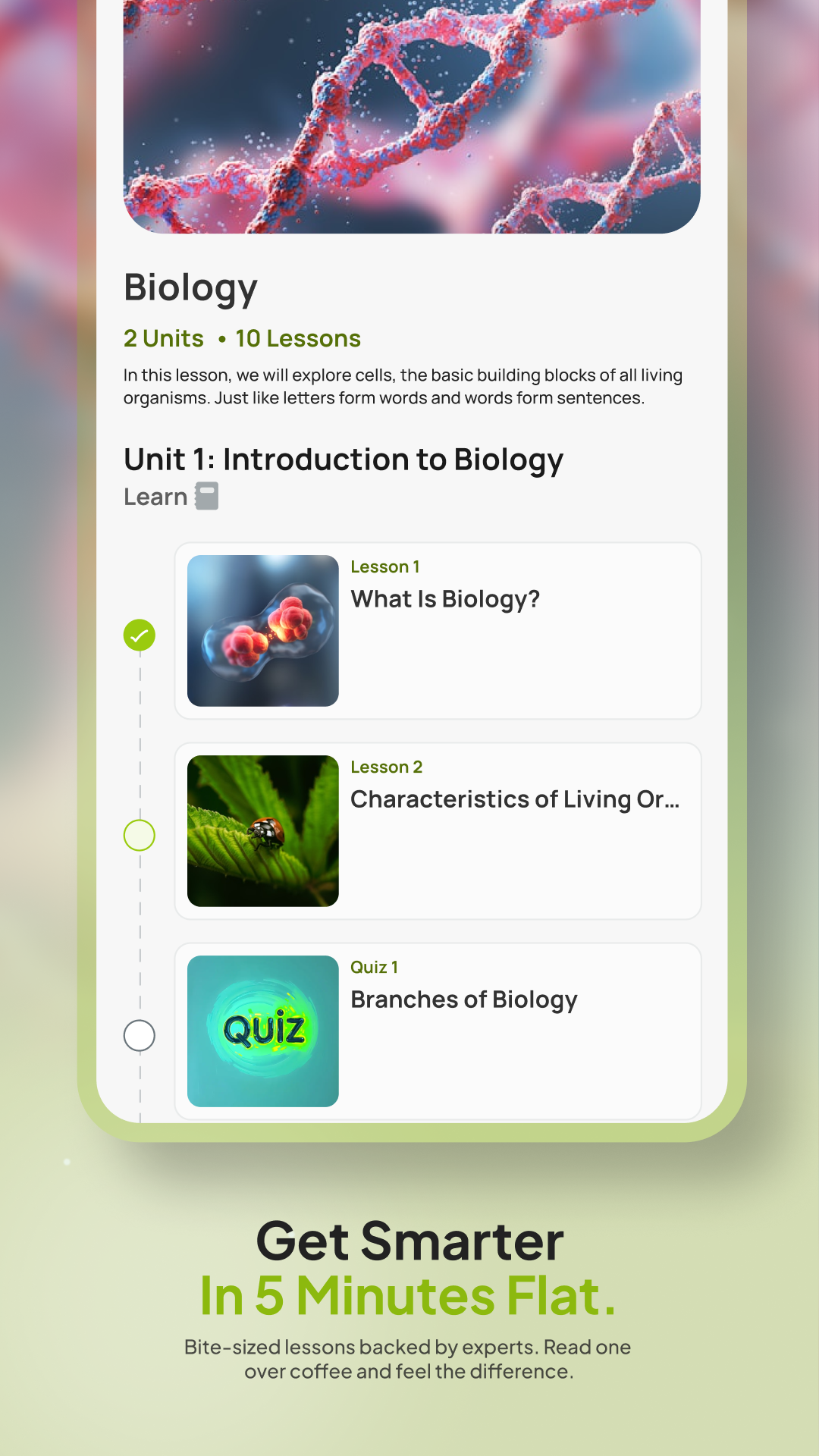 Biology Lesson - Get Smarter in 5 Minutes